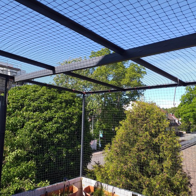 Kundenfoto von Sicherheitsnetz per m² (nach Maß) 1,5/100 mm 