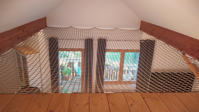 Kundenfoto von Kindergarten-Sicherungsnetz per m² (nach Maß) 