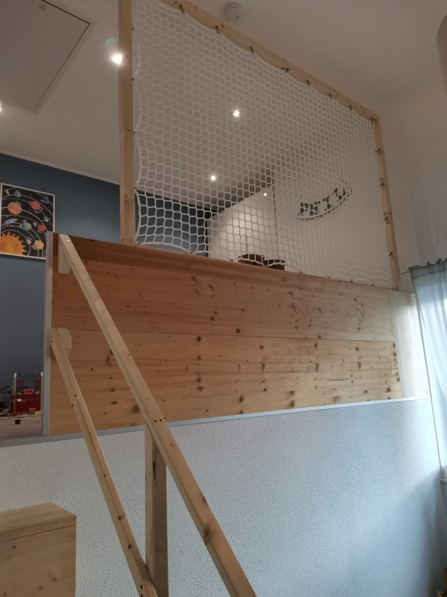 Kundenfoto von Kindergarten-Sicherungsnetz per m² (nach Maß) 