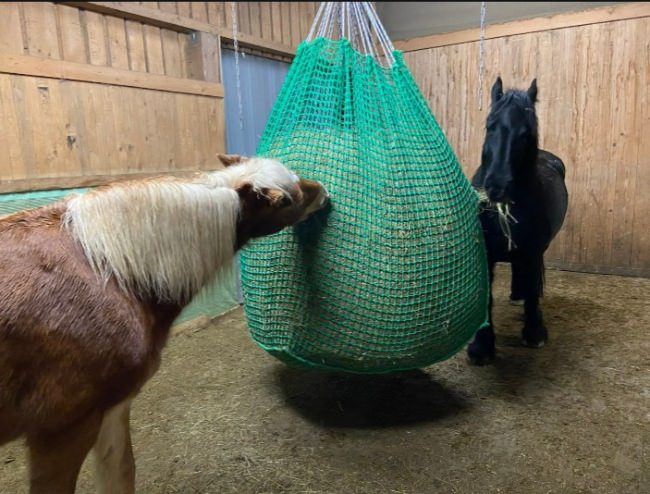 Kundenfoto von Maßgefertigtes Heunetz für Rundballen (per m²) 
