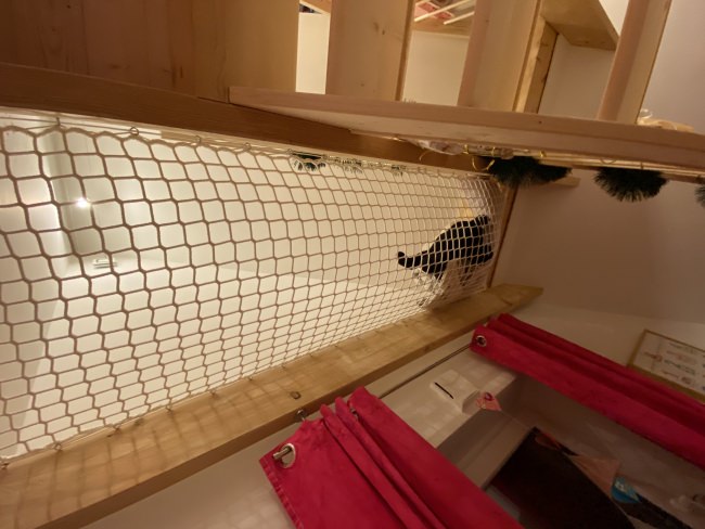 Kundenfoto von Kindergarten-Sicherungsnetz per m² (nach Maß) 