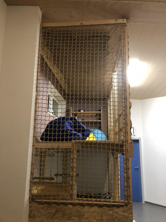 Kundenfoto von Kindergarten-Sicherungsnetz per m² (nach Maß) 