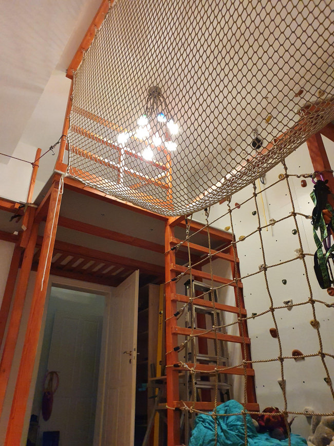 Kundenfoto von Custom-Made Securing Net (by the m²) 5.0/30 mm, Green 