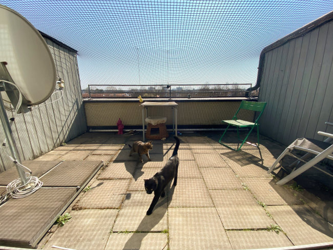 Kundenfoto von Extra Strong Cat Safety Net, Custom-Made 