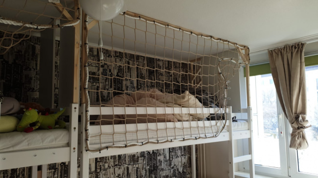 Kundenfoto von Bauschutznetz DIN EN 1263-1 per m² (nach Maß) 