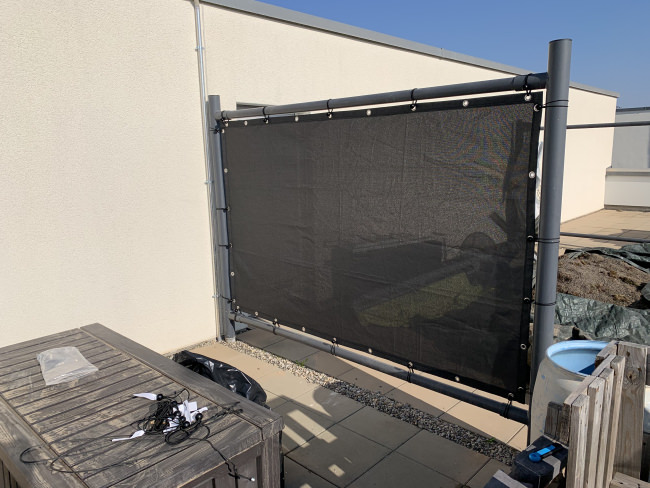 Kundenfoto von Opaque Screen Netting by the m² (Custom-Made) 