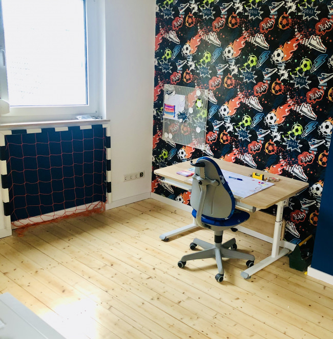 Kundenfoto von Schutznetz per m² (nach Maß) 2,8/120 mm, orange 