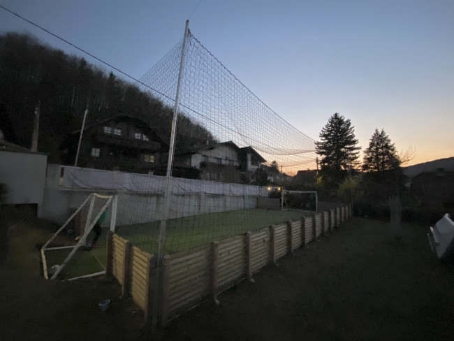 Kundenfoto von Fußballfangnetz per m² (nach Maß) 