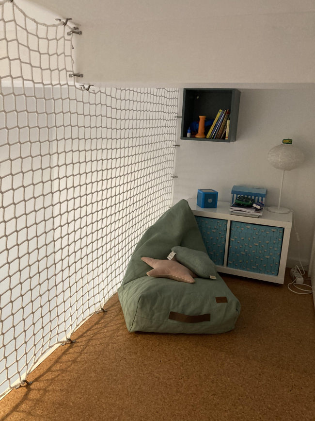 Kundenfoto von Kindergarten-Sicherungsnetz per m² (nach Maß) 