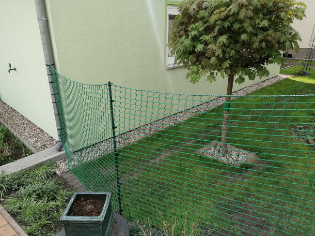 Kundenfoto von Sicherheitsnetz per m² (nach Maß) 2,3/45 mm 