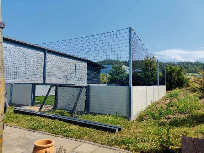 Kundenfoto von Sicherheitsnetz per m² (nach Maß) 4,0/120 mm 