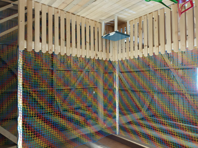 Kundenfoto von Loft Bed Net by the m² (Made to Measure) 