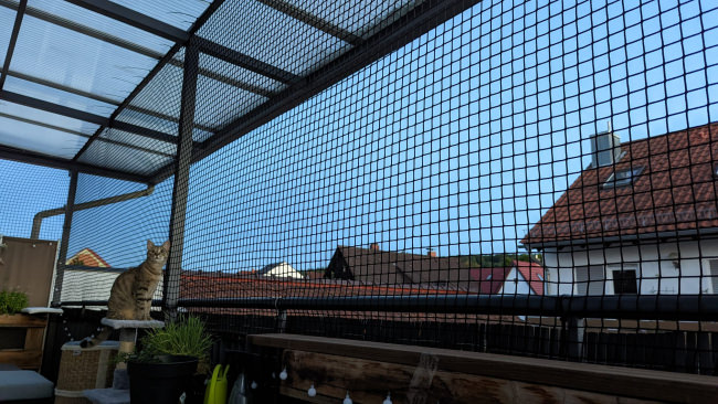 Kundenfoto von Extra Strong Cat Safety Net, Custom-Made 