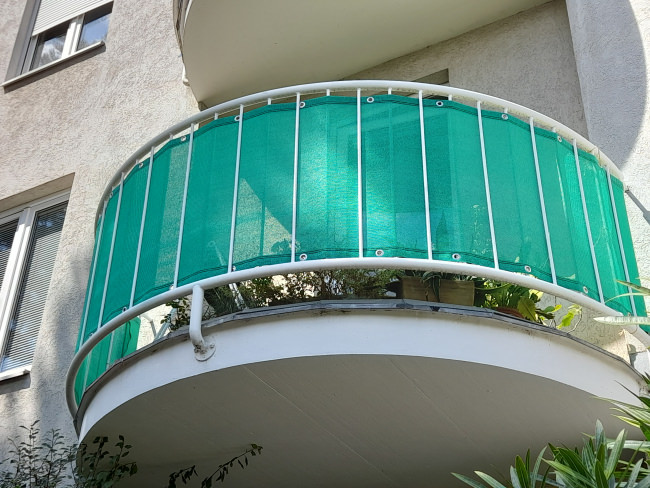 Kundenfoto von Windschutznetz nach Maß für Heim, Garten und Sport 