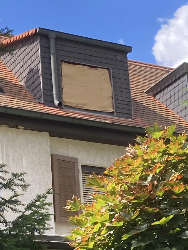 Kundenfoto von Jute Fabric Custom-Made (by the m²), brown 