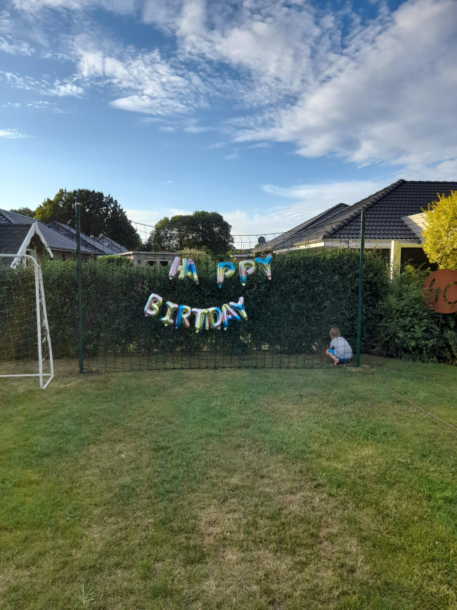 Kundenfoto von Fußballfangnetz per m² (nach Maß) 