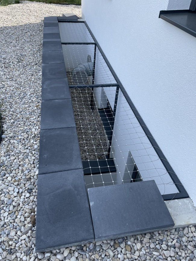 Kundenfoto von Stainless Steel Wire Rope Mesh Made to Measure (2.0 mm/75 mm) 