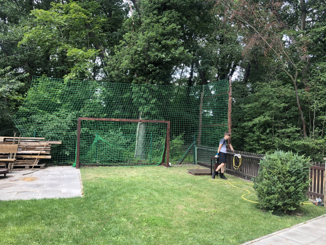 Kundenfoto von Sicherheitsnetz per m² (nach Maß) 