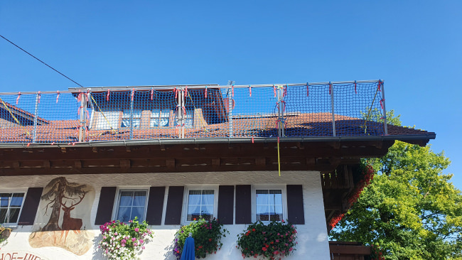 Kundenfoto von Sicherheitsnetz per m² (nach Maß) 5,0/60 mm 