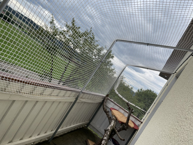 Kundenfoto von Extra Strong Cat Safety Net, Custom-Made 