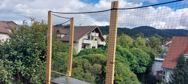 Kundenfoto von Flame-Retardant Safety Net, by the m² (Made to Measure) 