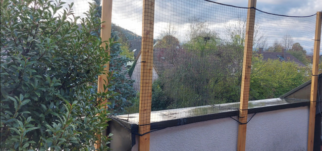 Kundenfoto von Flame-Retardant Safety Net, by the m² (Made to Measure) 