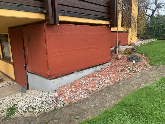 Kundenfoto von Windschutznetz nach Maß für Heim, Garten und Sport 