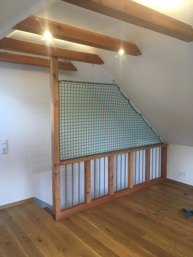 Kundenfoto von Kindergarten-Sicherungsnetz per m² (nach Maß) 