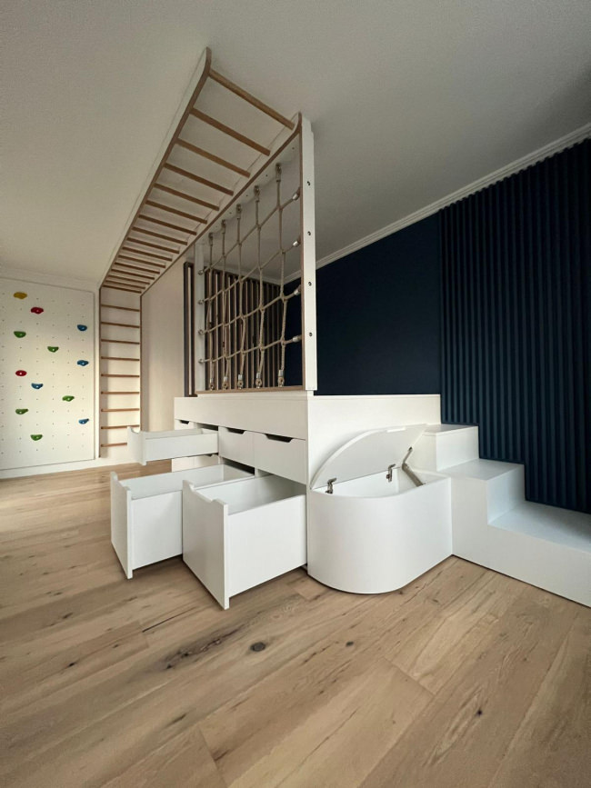 Kundenfoto von Geflochtenes Kletternetz nach Maß 