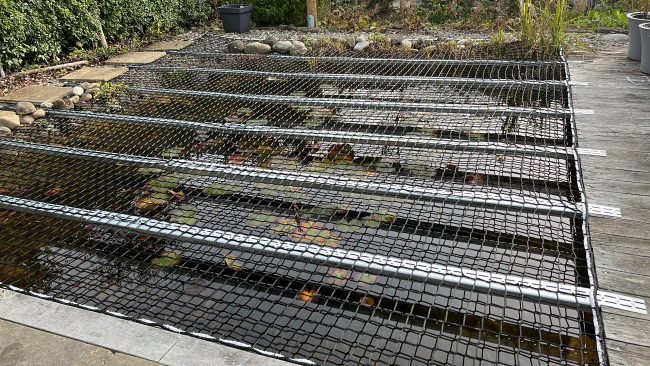 Kundenfoto von Pond Cover Net (Fall Safety Net), Made to Measure 