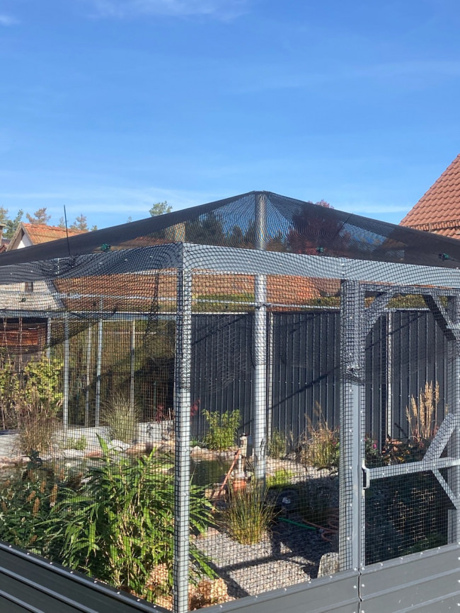 Kundenfoto von Aviary Net by the m² (Custom-Made), Black 