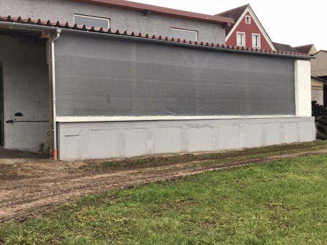 Kundenfoto von Windschutznetz nach Maß für Heim, Garten und Sport 