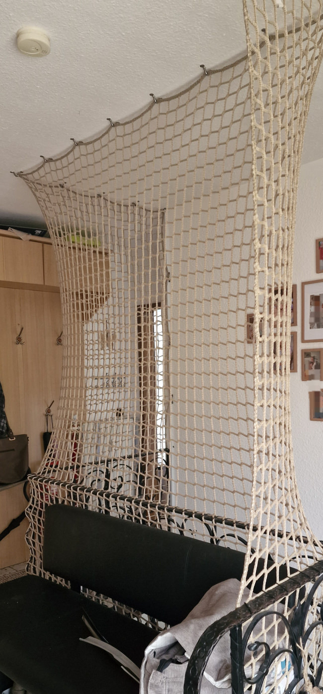 Kundenfoto von Safety Net for stairs/staircases by the m² 