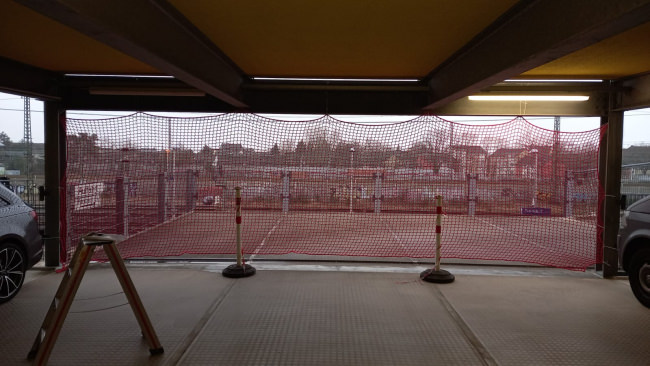 Kundenfoto von Scaffolding Safety Net pursuant to EN 1263-1 by the m² (Custom-Made) 