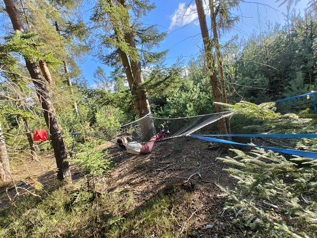 Kundenfoto von Fall Safety Net by the m² (Custom-Made) with Thimble Hooks 