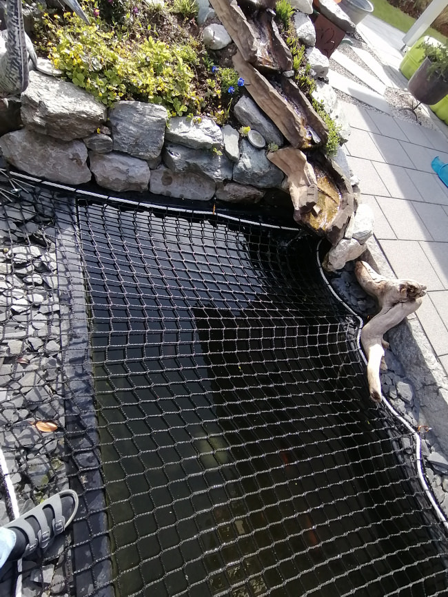 Kundenfoto von Pond Cover Net (Fall Safety Net), Made to Measure 