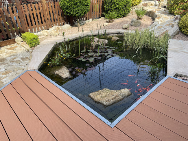 Kundenfoto von Sicherheitsnetz per m² (nach Maß) 1,5/100 mm 