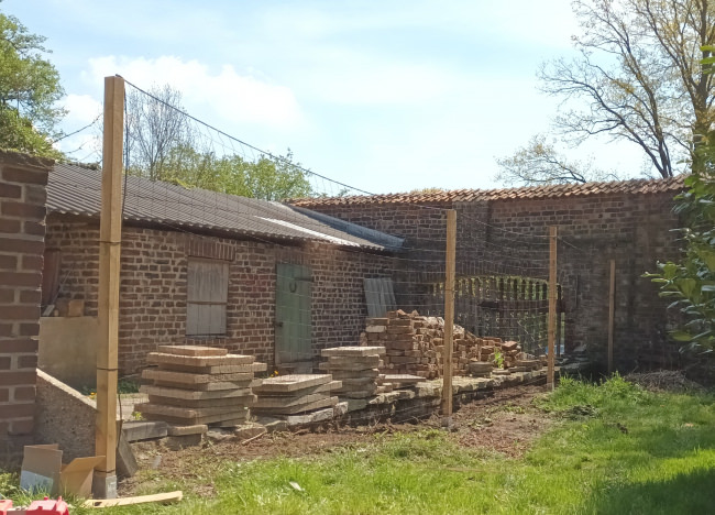 Kundenfoto von Climbing Plant Net by the m² (Trellis Netting), Black 