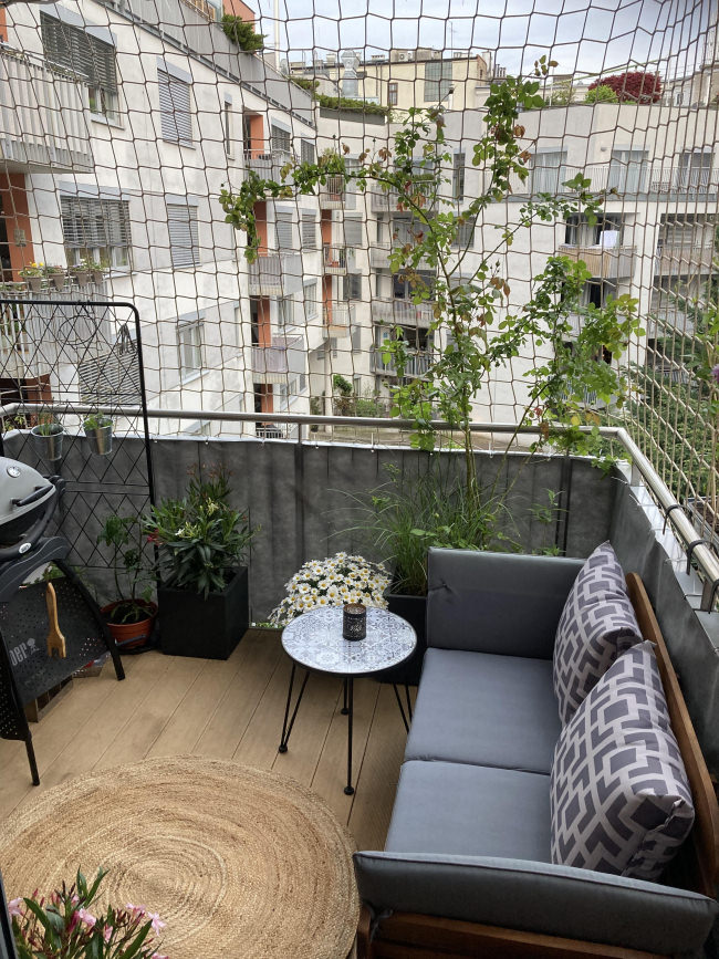 Kundenfoto von Bauschutznetz DIN EN 1263-1 per m² (nach Maß) 