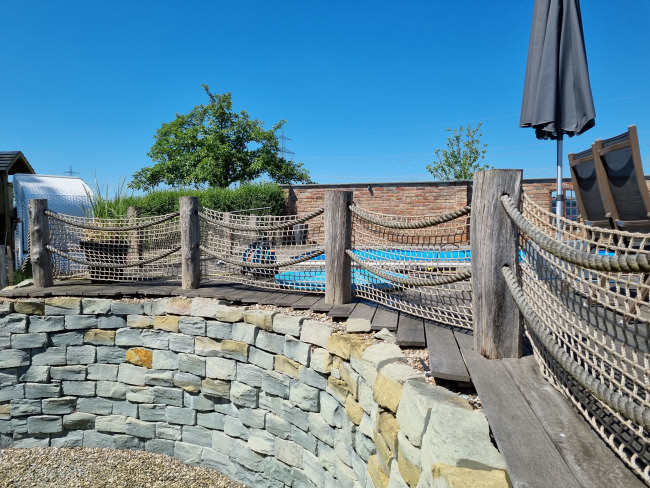 Kundenfoto von Kindergarten-Sicherungsnetz per m² (nach Maß) 