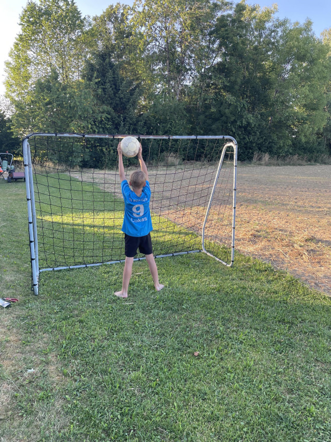 Kundenfoto von Custom-Made Soccer Goal Net (by the m²) 