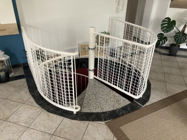 Kundenfoto von Staircase Safety Net by the m² (Made to Measure) 