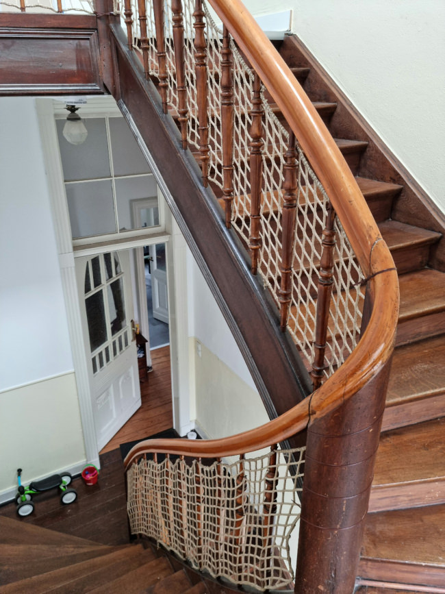 Kundenfoto von Safety Net for stairs/staircases by the m² 