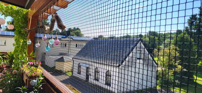 Kundenfoto von Extra Strong Cat Safety Net, Custom-Made 