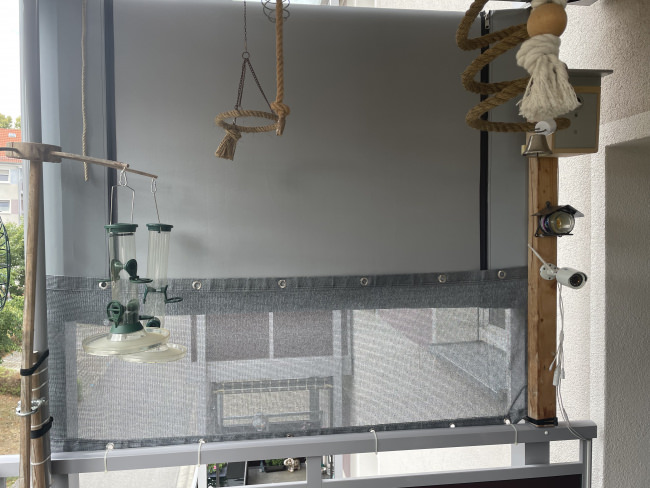 Kundenfoto von Taubenschutznetz per m² (nach Maß) 