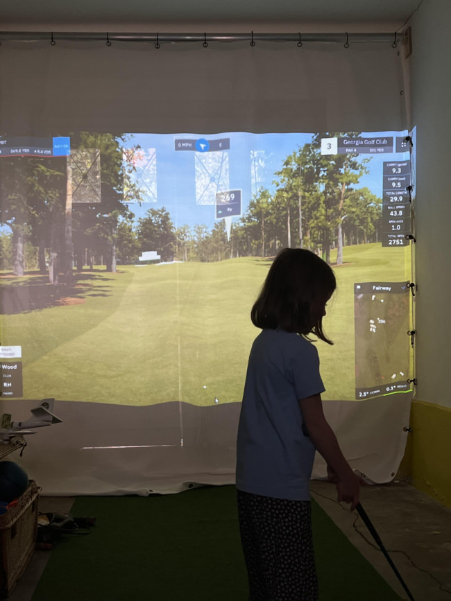 Kundenfoto von Golf Simulator Projection Screen (Made to Measure) 