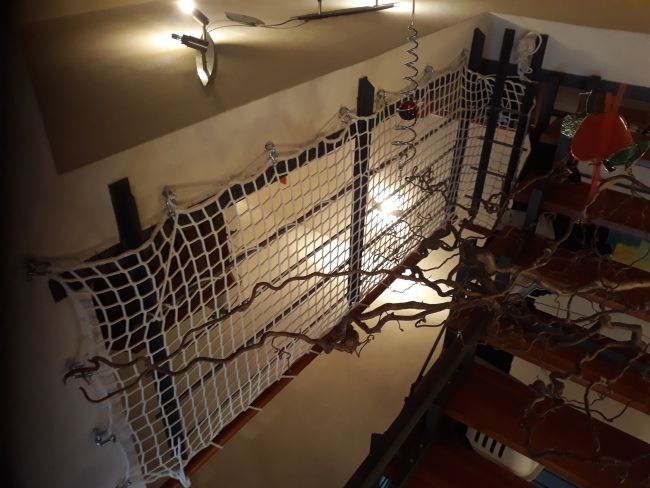 Kundenfoto von Safety Net for stairs/staircases by the m² 