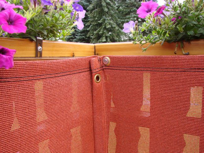 Kundenfoto von Privacy Netting - 50% - by the m² (Custom-Made) 