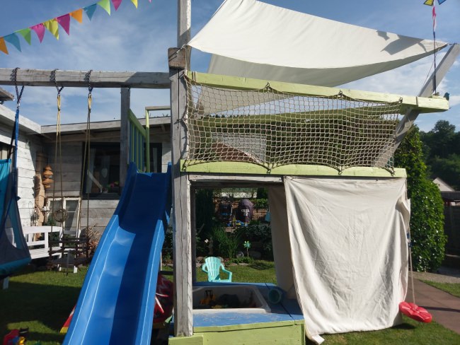 Kundenfoto von Kindergarten-Sicherungsnetz per m² (nach Maß) 