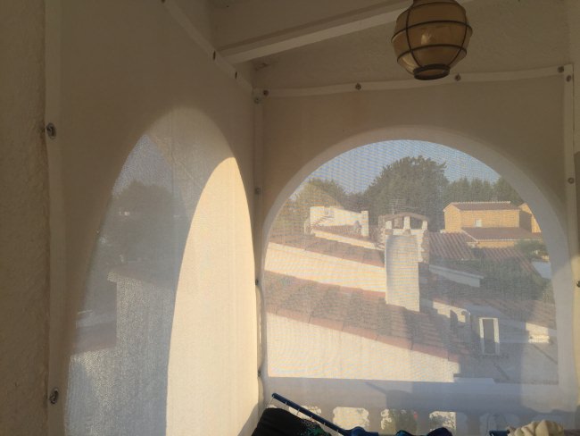 Kundenfoto von Windschutznetz nach Maß für Heim, Garten und Sport 